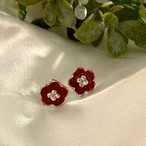 Flower earrings